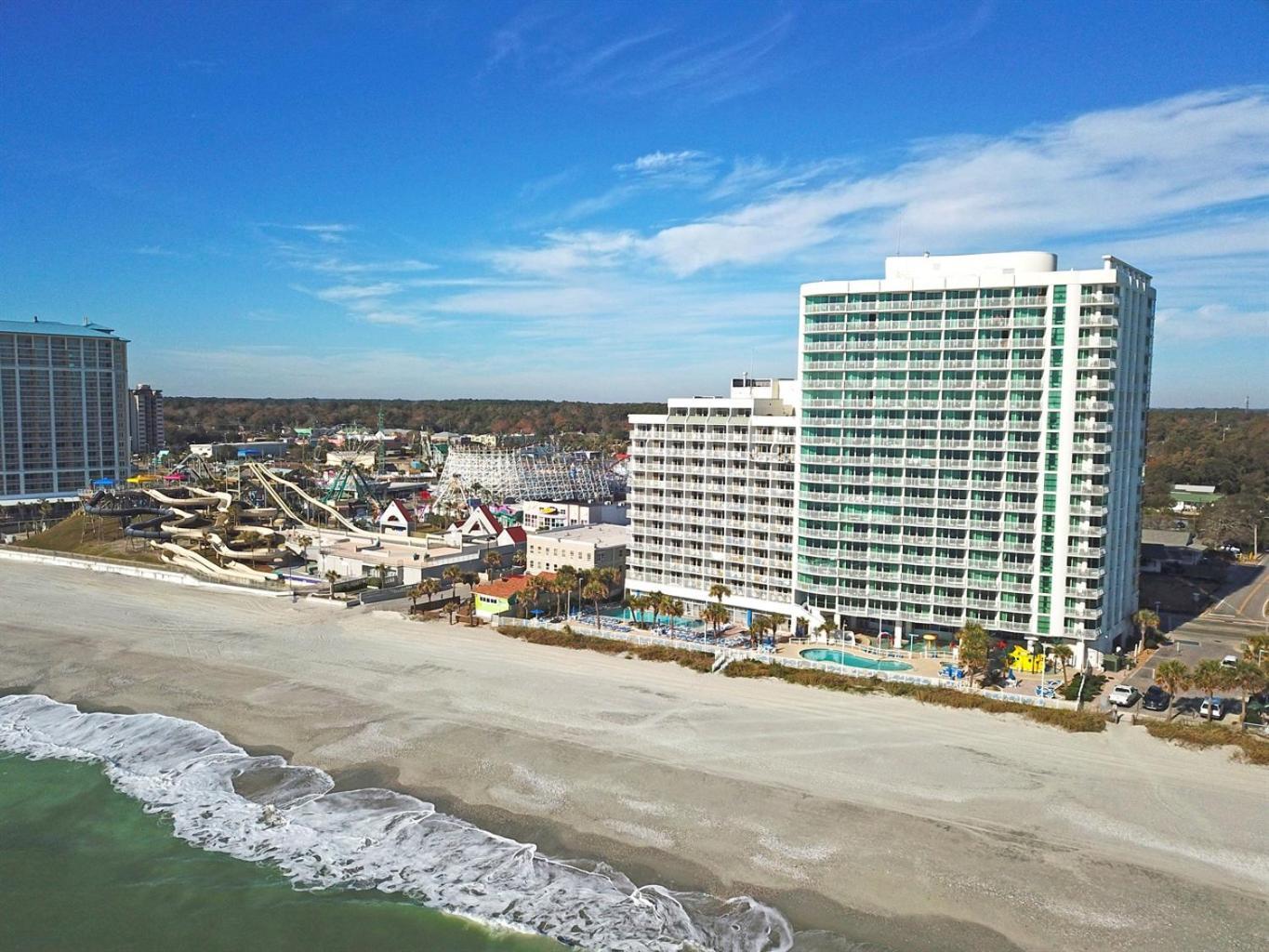 默特尔比奇Stunning Ocean Front Views Steps To Boardwalkpier公寓 外观 照片